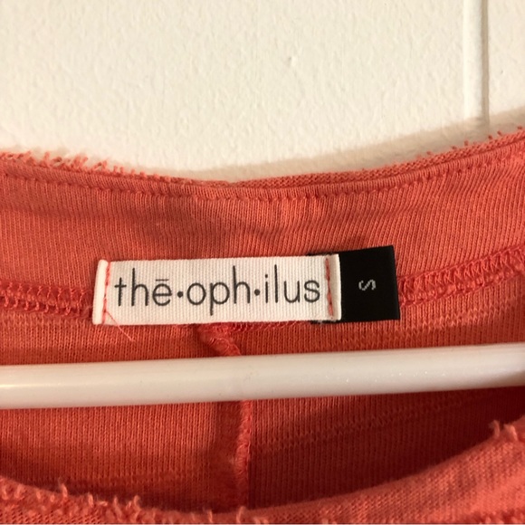 The-oph-ilus Coral Sleeveless Dress 100% Cotton Small - Picture 5 of 7